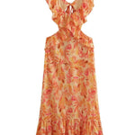 Briella | Floral Ruffle Dress