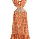 Briella | Floral Ruffle Dress