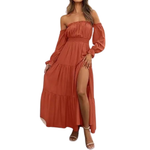 MEADOW™ – Bohemian Off-Shoulder Layered Maxi