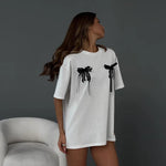 TALIE™ – Cute & Comfy Bow Tee