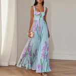Piper | Floral a-Line Maxi Dress