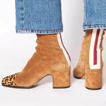 Jet | Square toe heeled boots