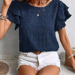 Narcissa | Light & Breezy Blouse with Fun Ruffles