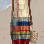 Martha | Elegant Art Midi Dress