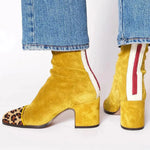 Jet | Square toe heeled boots