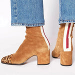 Jet | Square toe heeled boots