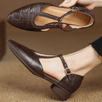 Henrietta | Leather Mary Janes