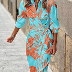 Kaelin | Printed Wrap Dress