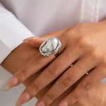 Chunky Baroque Pearl Cocktail Rings
