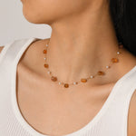 Bohemian Beaded Pearl Chain Necklace