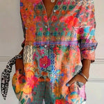 Emerie | Colorful Pattern Blouse