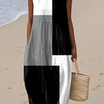 Martha | Elegant Art Midi Dress