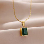 Gold Allure Pendant Necklace