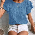 Narcissa | Light & Breezy Blouse with Fun Ruffles