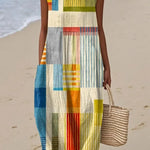 Martha | Elegant Art Midi Dress