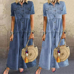 Vibeke | Soft Denim Dress
