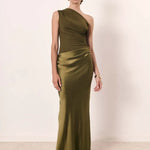 Sophia | Maxi Dress with a Guilt in Satin