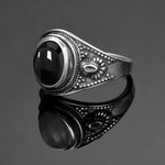 Black Onyx Signet Ring