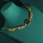 Baroque Lion Charm Square Pearl Bracelet