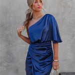 Ally | Elegant Silk Party Dress