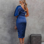 Ally | Elegant Silk Party Dress