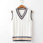 V NECK KNIT VEST