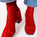 Jet | Square toe heeled boots