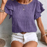 Narcissa | Light & Breezy Blouse with Fun Ruffles