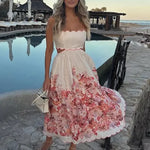 Navya | Halter Floral Elegance Dress