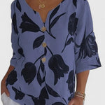 Isabel | Elegant Floral Print Blouse