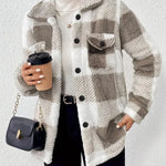 Martin | Stylish Plaid Fleece Jacket