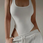 NADÈGE™ – Casual Sleeveless Bodysuit
