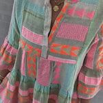 Ava - Chic V-Neck Hemp Summer Dress