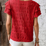 Narcissa | Light & Breezy Blouse with Fun Ruffles