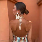 Keeva | Backless V-Neck Maxi Dress