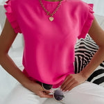 Lera | Light & Airy Top with Playful Pleated Sleeves