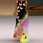 Aurelia™ - Butterfly Bloom A-Line Dress