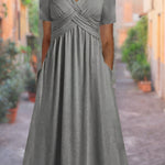 Maxine | V-Neck Tummy-Covering Dress