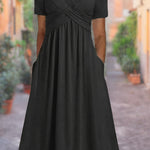 Maxine | V-Neck Tummy-Covering Dress