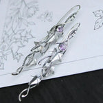 Antique Leaf Elf Earrings