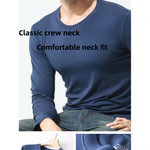 Men's Double-sided Modal Long-sleeved Solid Color T-shirt