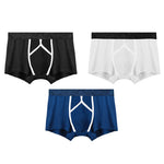 3 Pack Men's U Pouch Contour Patchline Trunks