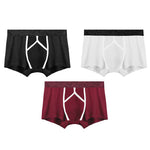 3 Pack Men's U Pouch Contour Patchline Trunks