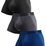 3 Pack Men's Separated Pouch Mesh Support Trunks