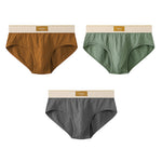 3 Pack Men’ Breathable Stretch-Cotton Briefs