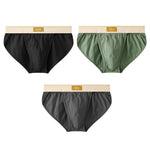 3 Pack Men's Sexy High Cut Cotton Bikini