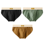 3 Pack Men's Sexy High Cut Cotton Bikini