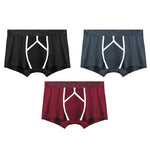 3 Pack Men's U Pouch Contour Patchline Trunks