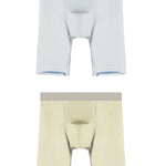 2 Pack Men's Active Flyless Boxer Briefs