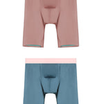 2 Pack Men's Active Flyless Boxer Briefs